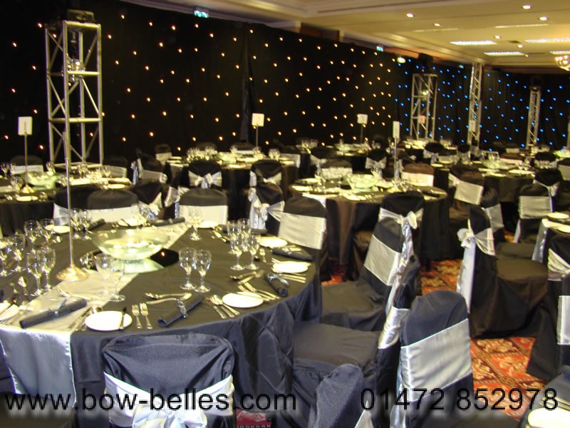 Black Chair Cover Hire UK